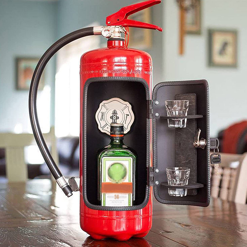 Fire Extinguisher Small - Gaśnica Kształt Pudełko na wino Ozdoby