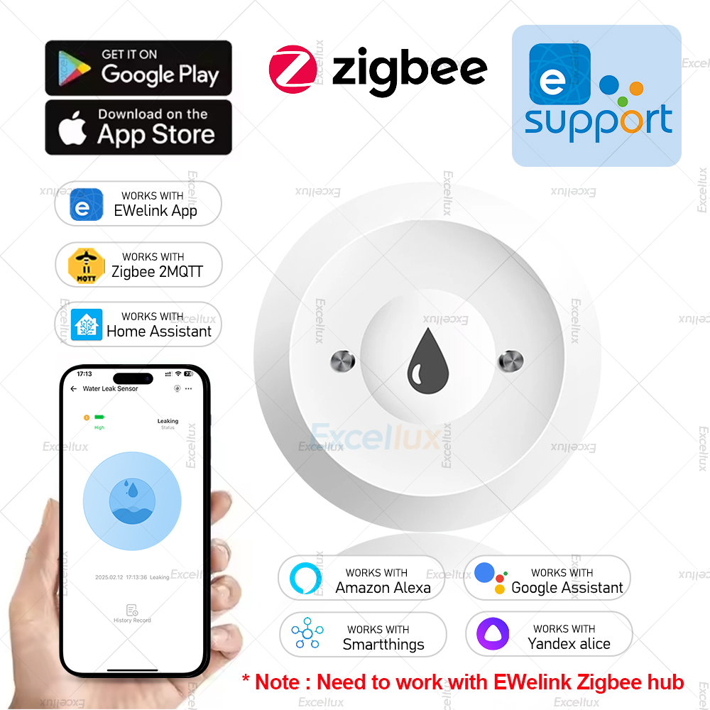 Water Alarm Sensor - Ewelink Zigbee 3.0 Alarm z czujnikiem