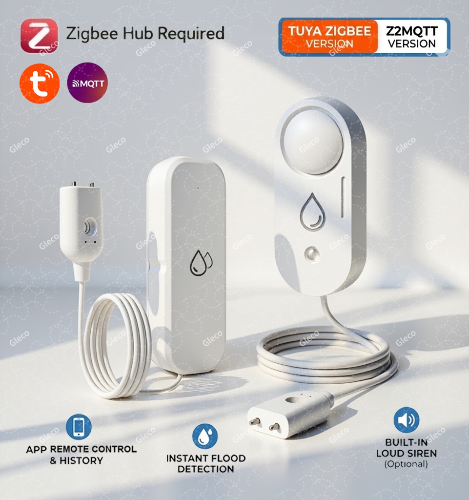 Water Alarm Sensor - Czujnik wycieku wody Zigbee, detektor zalania