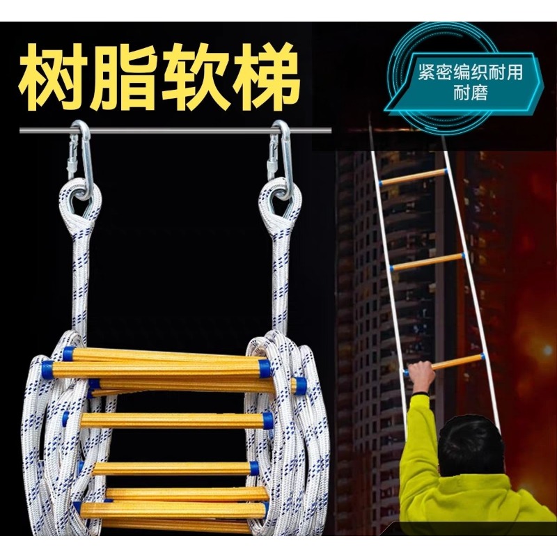 Miękka drabinka sznurkowa, dra – Fire Escape Ladder recenzja i cena