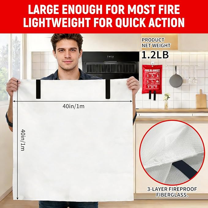 TANAN 2026 Najnowszy koc przec – Fire Blanket Kitchen recenzja i cena
