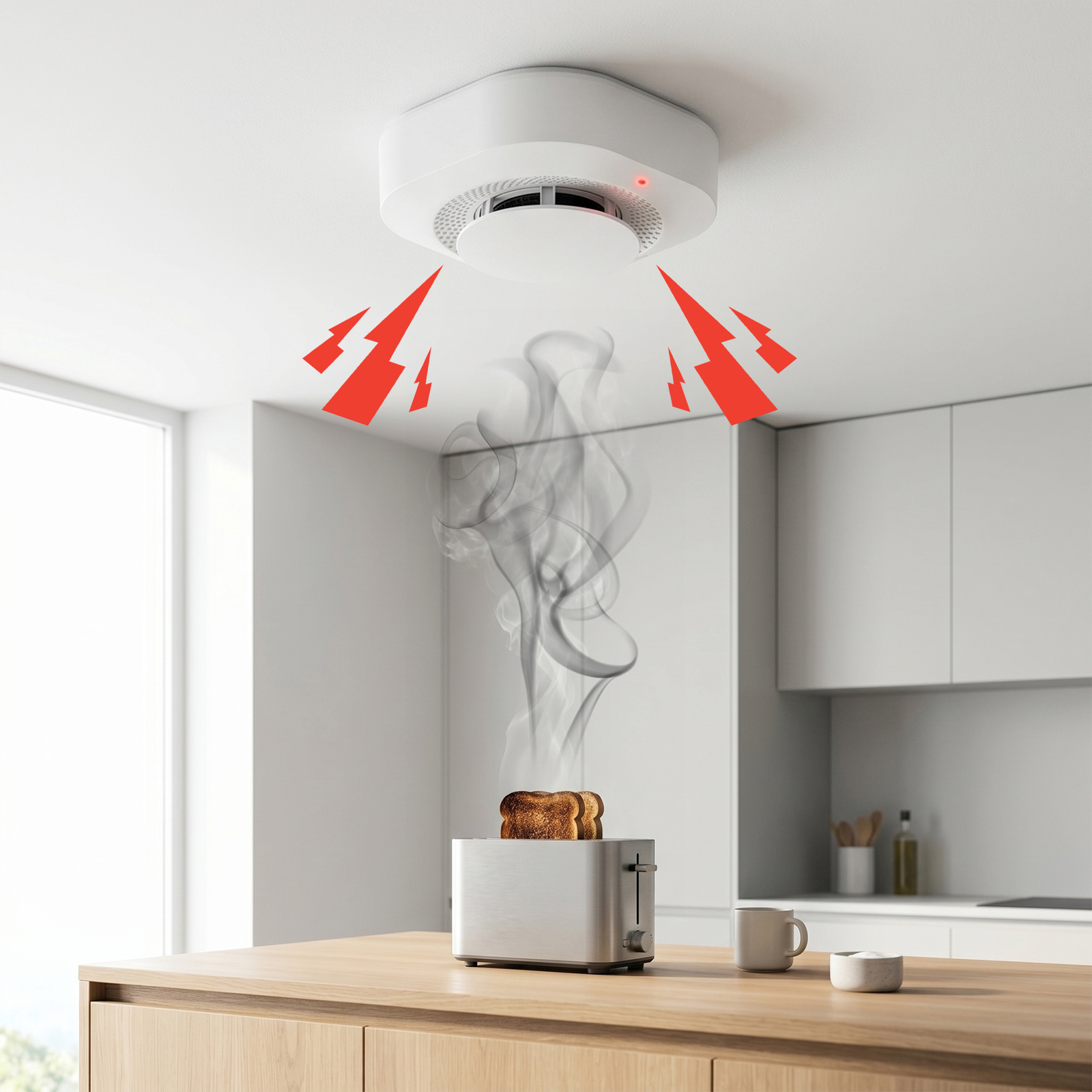 4 / 6 / 8 / 12 szt. Czujnik dy – Smoke Detector Interconnected recenzja i cena