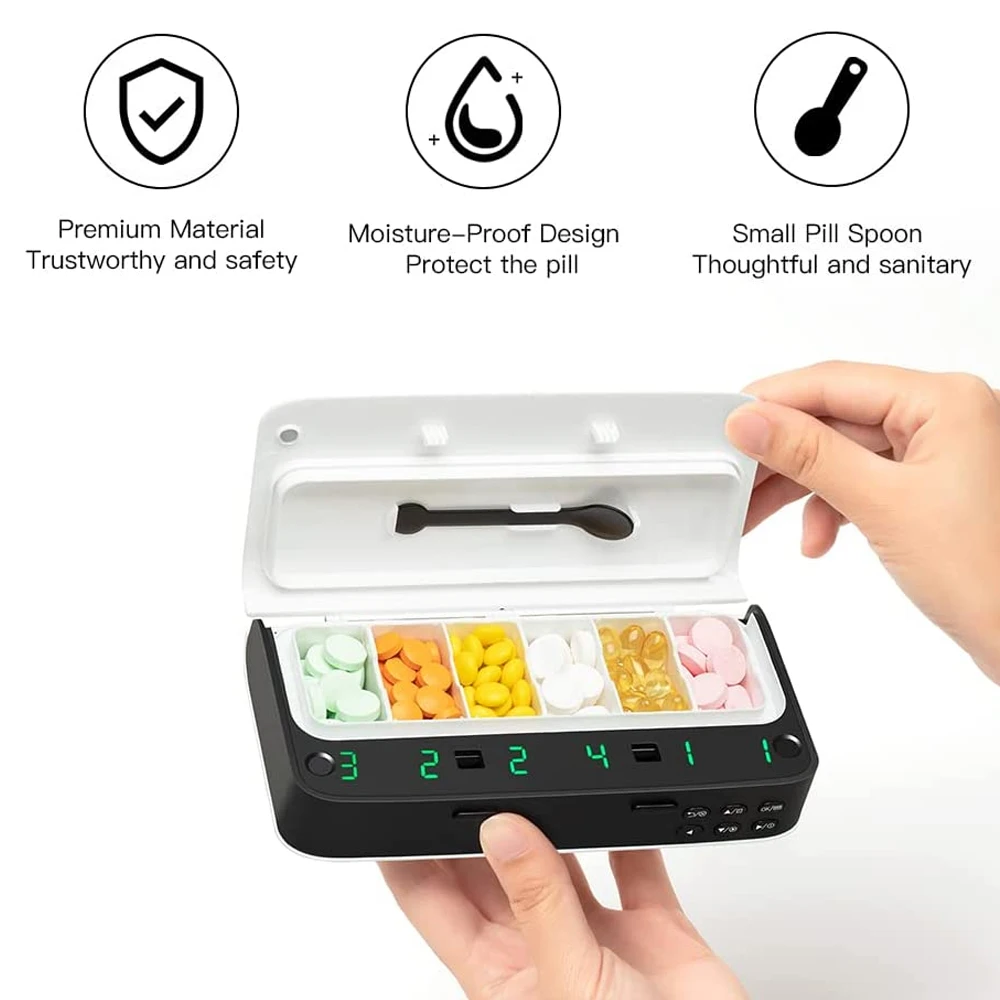Dozownik pigułek z alarmem Cod – Medicine Cabinet Lock recenzja i cena