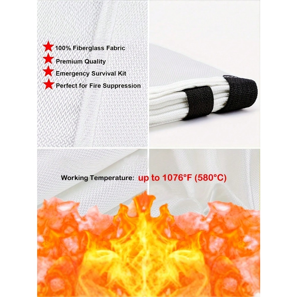 Koc przeciwpożarowy 100 x 100  – Fire Blanket Kitchen recenzja i cena