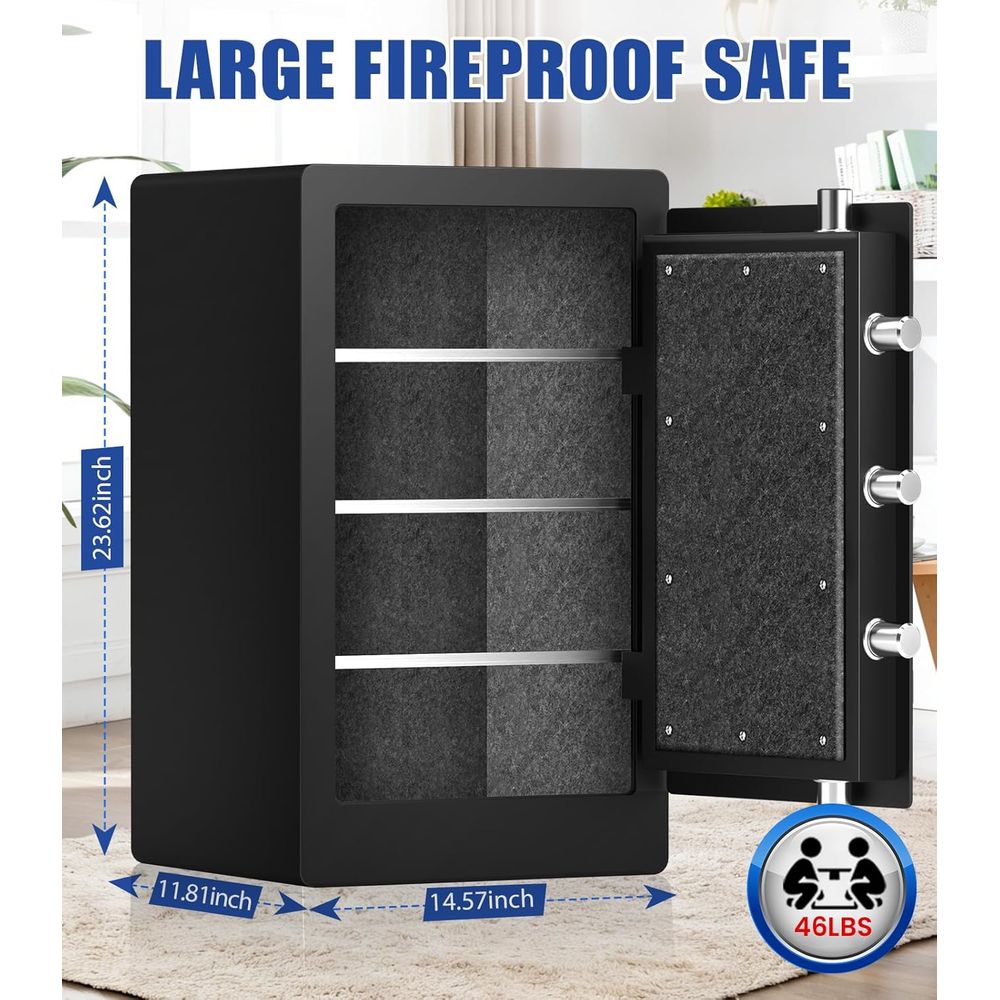 Duży sejf biometryczny z ochro – Fire Safe Document recenzja i cena