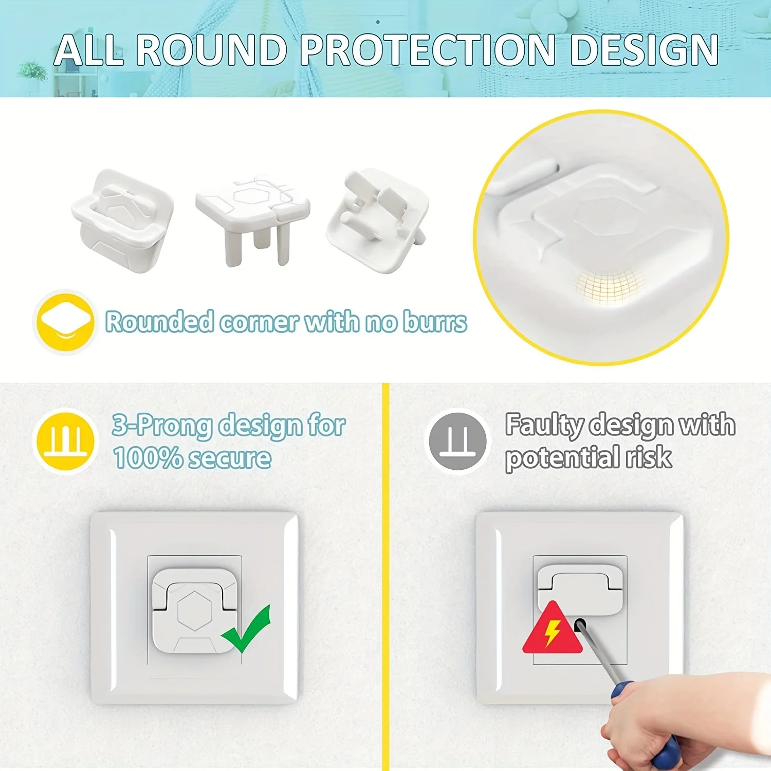 Łatwa instalacja, zabezpieczen – Outlet Cover Baby recenzja i cena