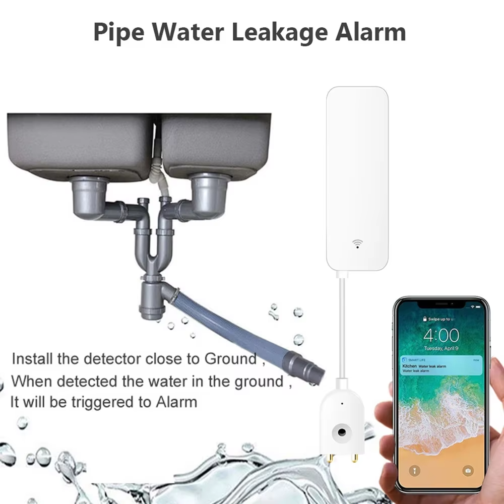 Czujnik wycieku wody ZigBee Wi – Water Alarm Sensor recenzja i cena
