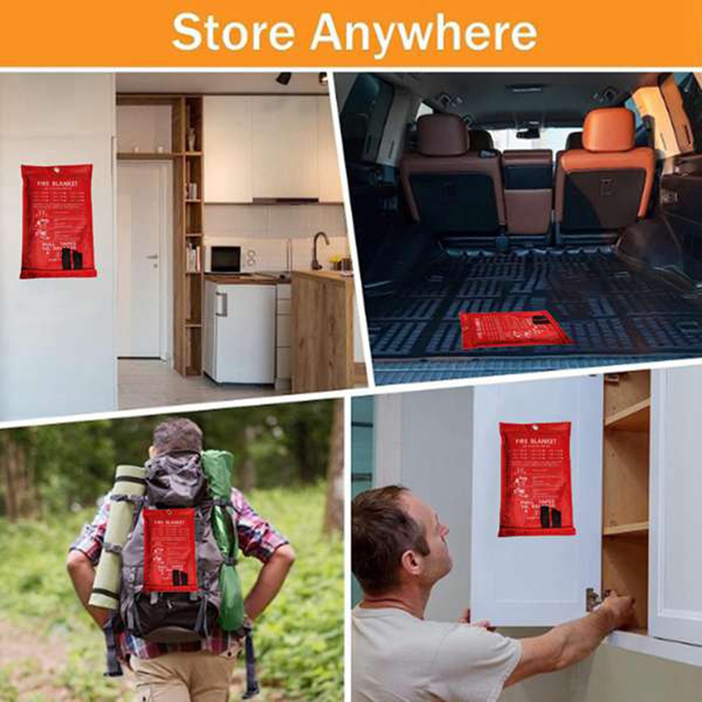 Koc przeciwpożarowy A40Z, koc  – Fire Blanket Kitchen recenzja i cena