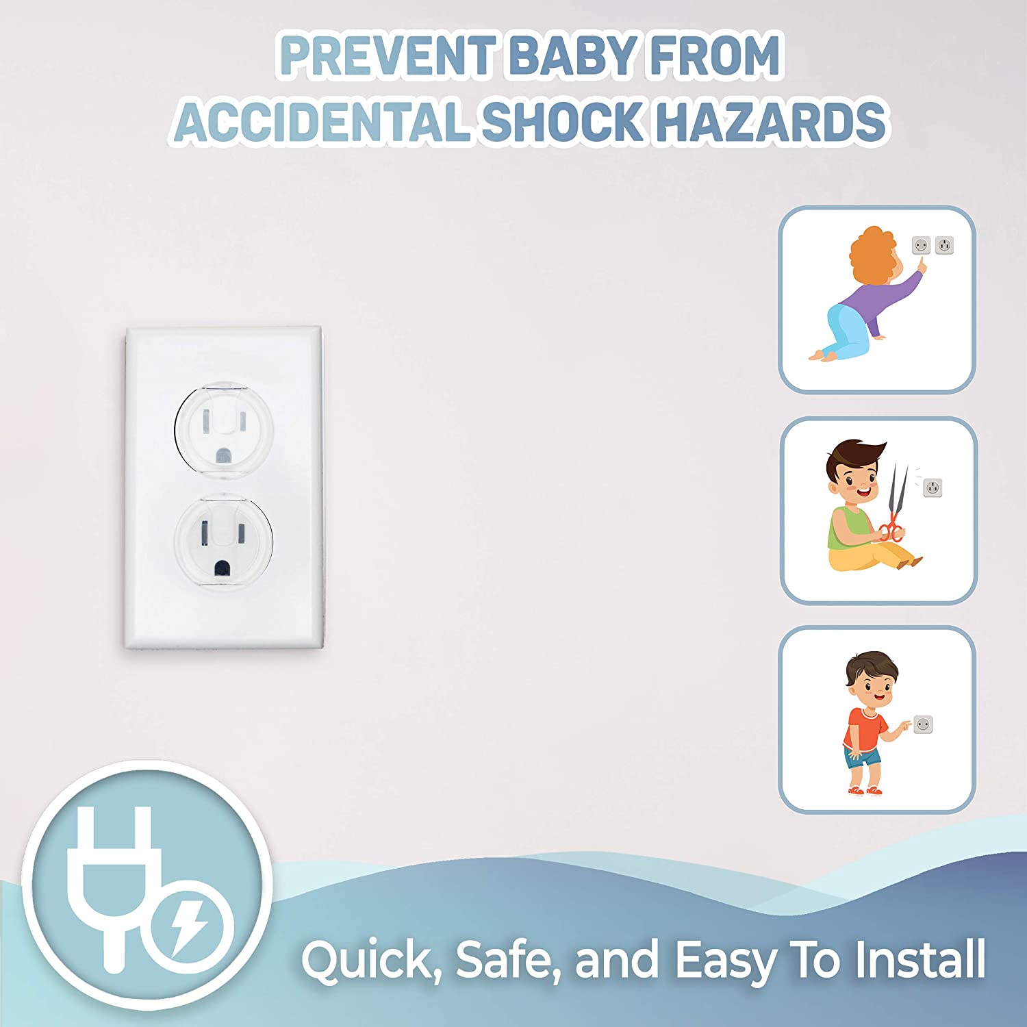 10 szt. Osłon wylotów, ameryka – Outlet Cover Baby recenzja i cena