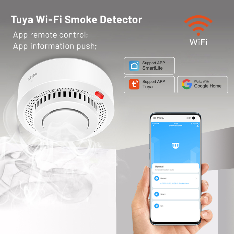 2 sztuki inteligentnych czujni – Smoke Detector Interconnected recenzja i cena