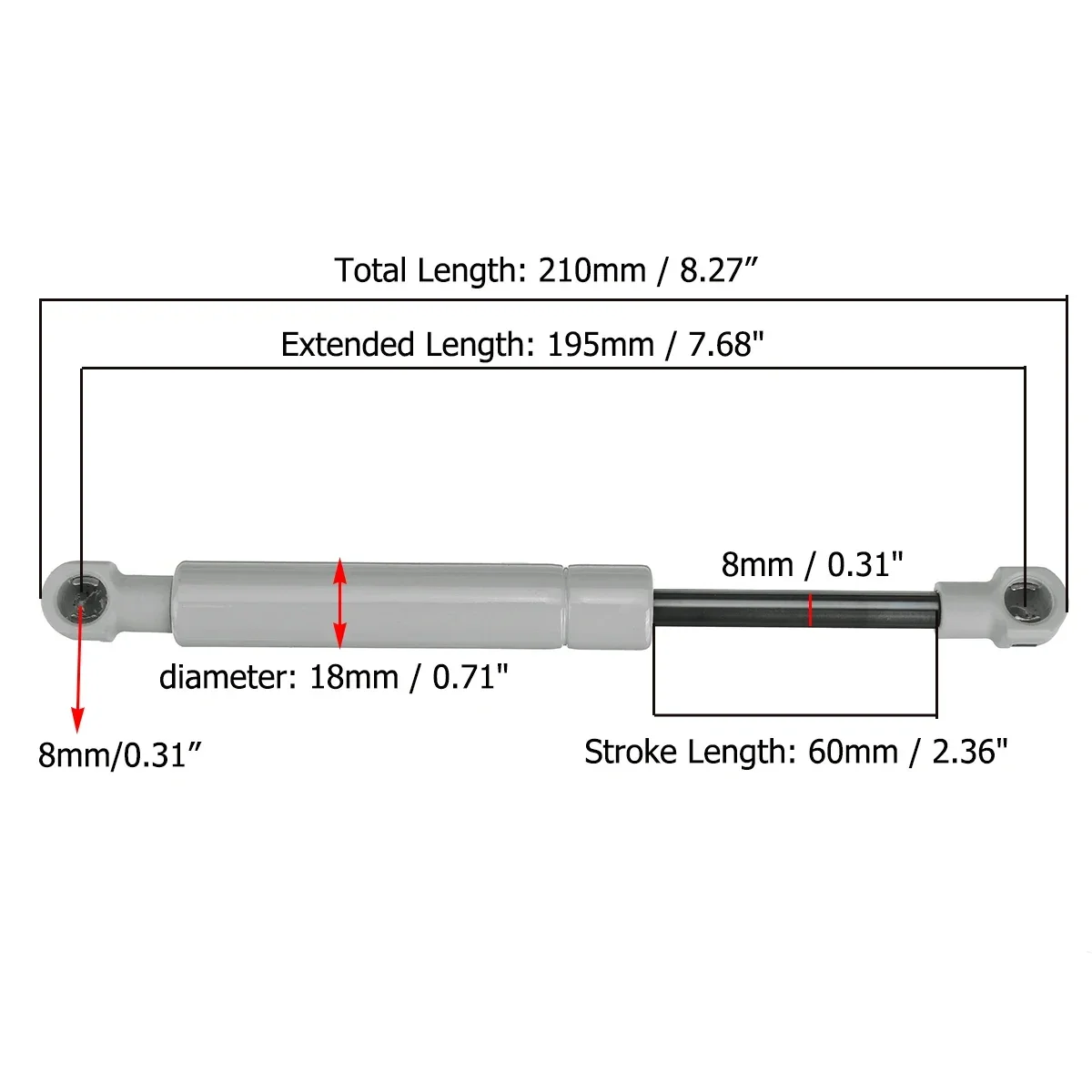 200-380N 195mm 8mm do okien łó – Window Lock Bar recenzja i cena