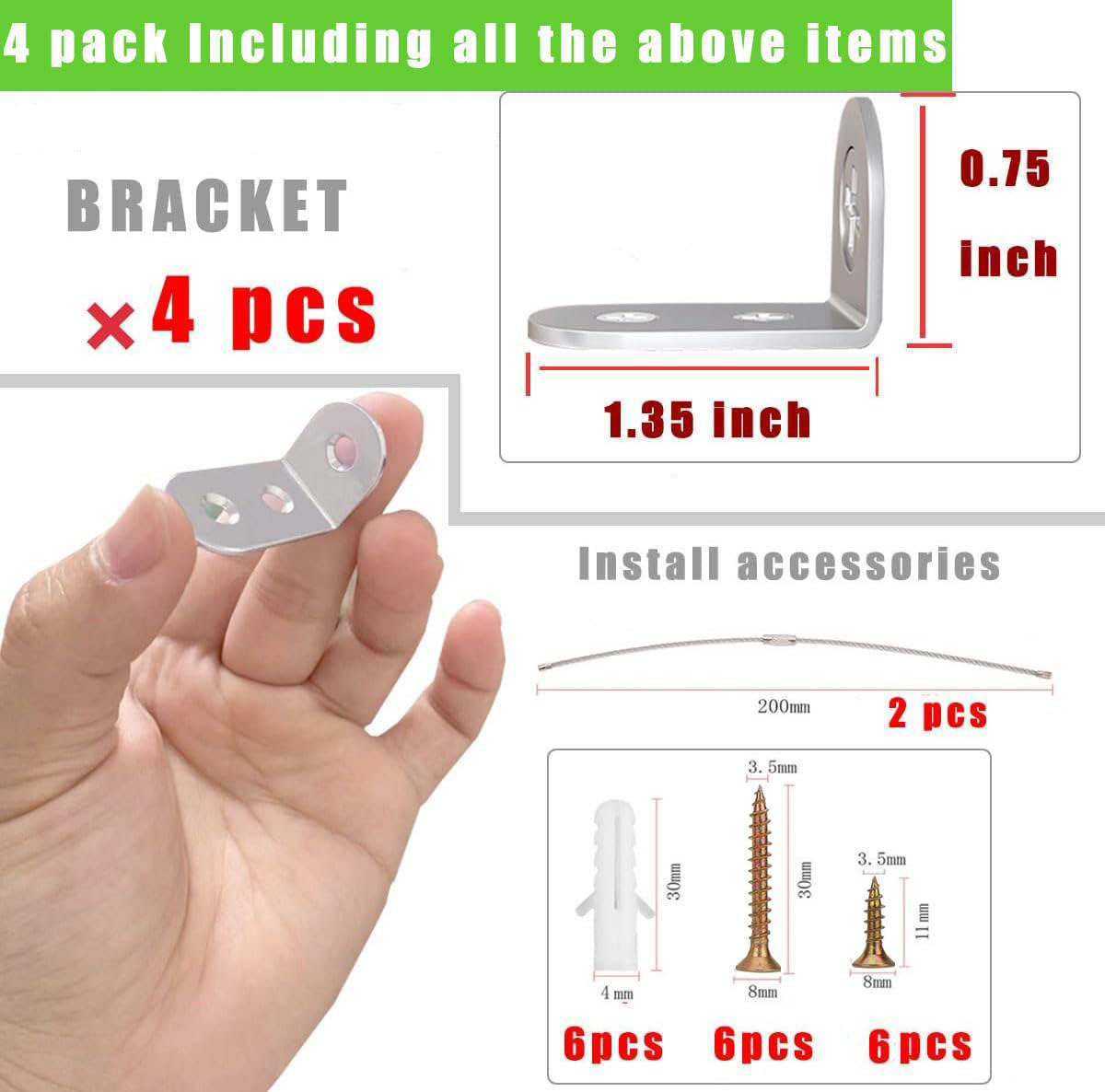 4 szt. Mocowania do mebli, pas – Earthquake Anchor Strap recenzja i cena